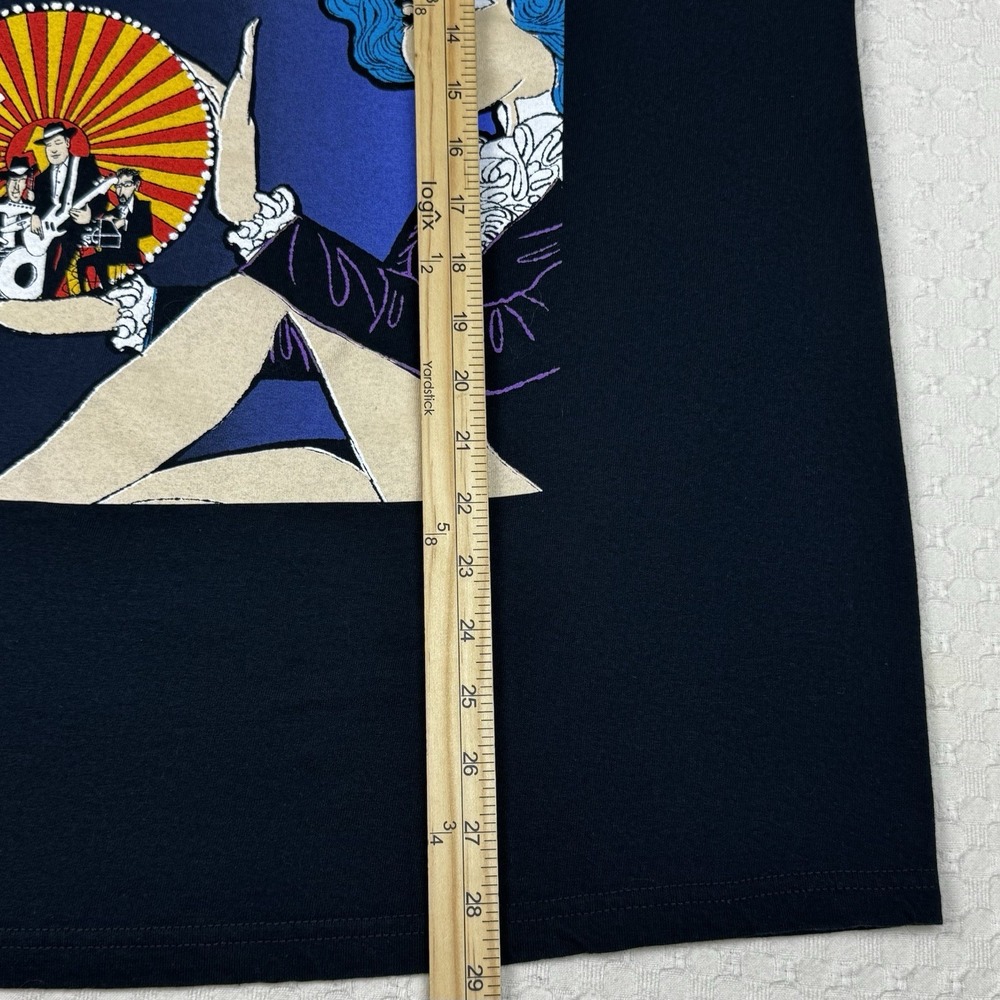 Elvis Costello and The Imposters Revolver Tour T Shirt Mens XL Black Band Biker‎ - Picture 10 of 10